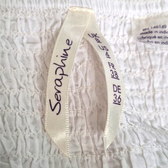 Seraphine Dress 4 Maternity Babydoll Cottagecore Eyelet Boho Prairie Summer - Picture 2 of 7